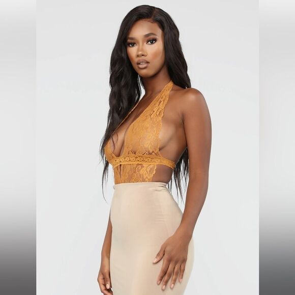 Fashion Nova Laced Bodysuit - Picture 1 of 9